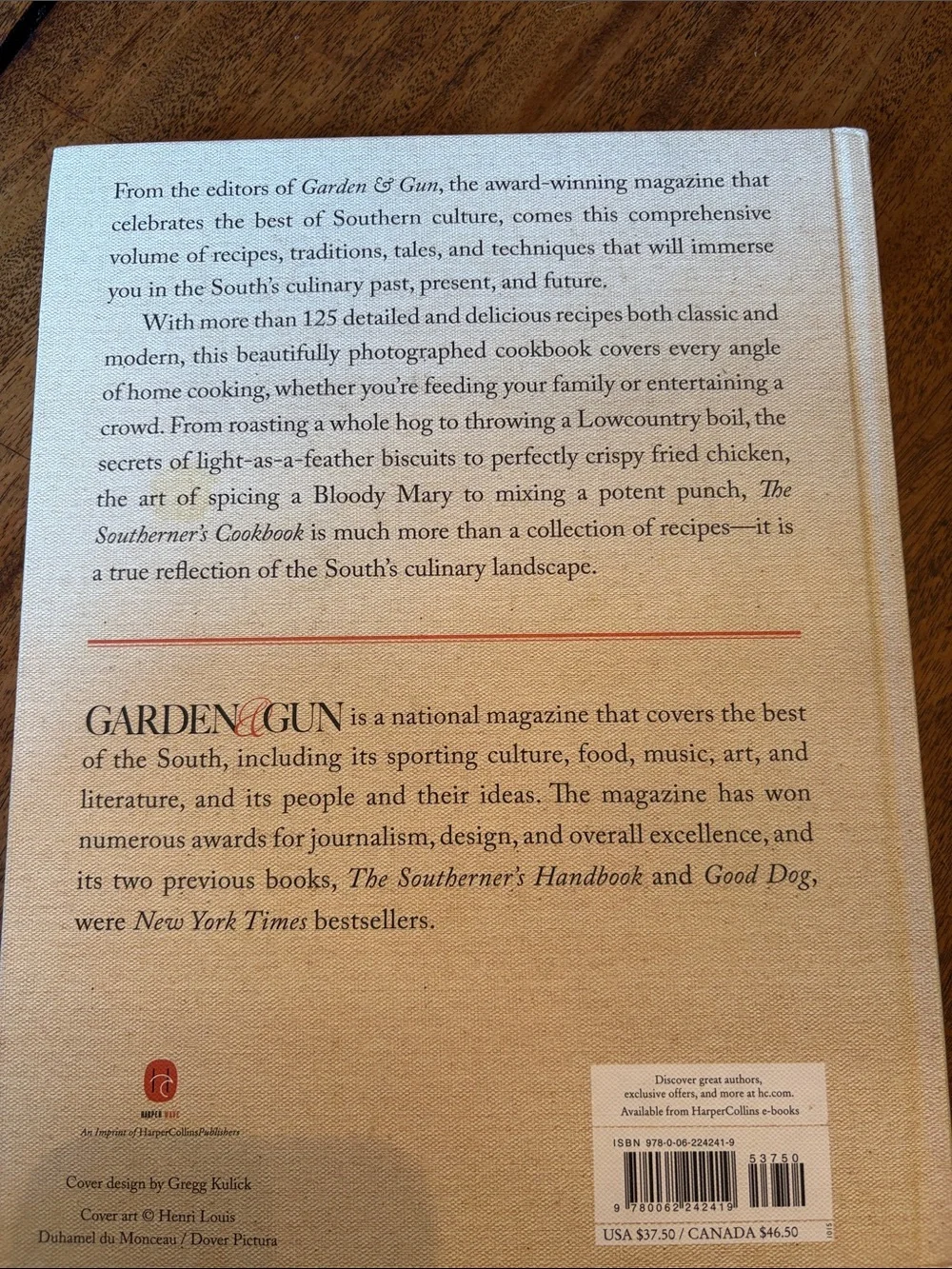 The Southerner's Cookbook Hardcover